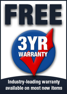 Free 3-Year Warranty Free 3-Year Warranty